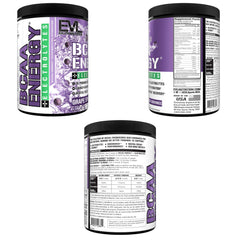 Evlution EVL tarro con fruta uva para comunicar sabor Grape Splash delicioso y apetecible