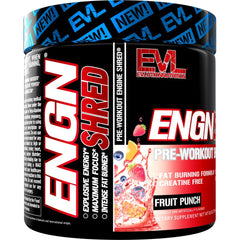 Evlution ENGN Shred etiqueta de ingredientes para ver la formulación completa