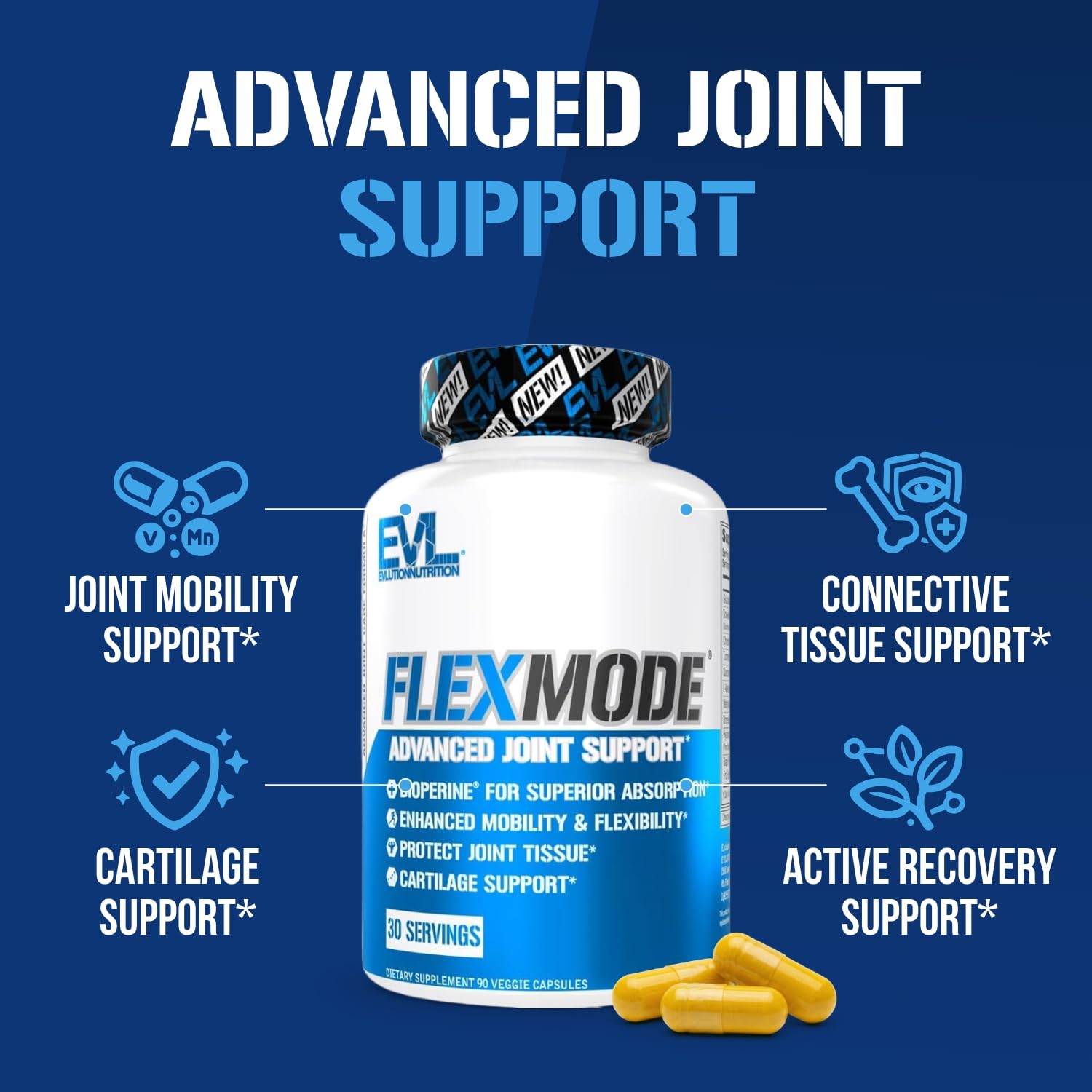 Evlution EVL FlexMode envase sostenido en mano para comparar tamaño y porción