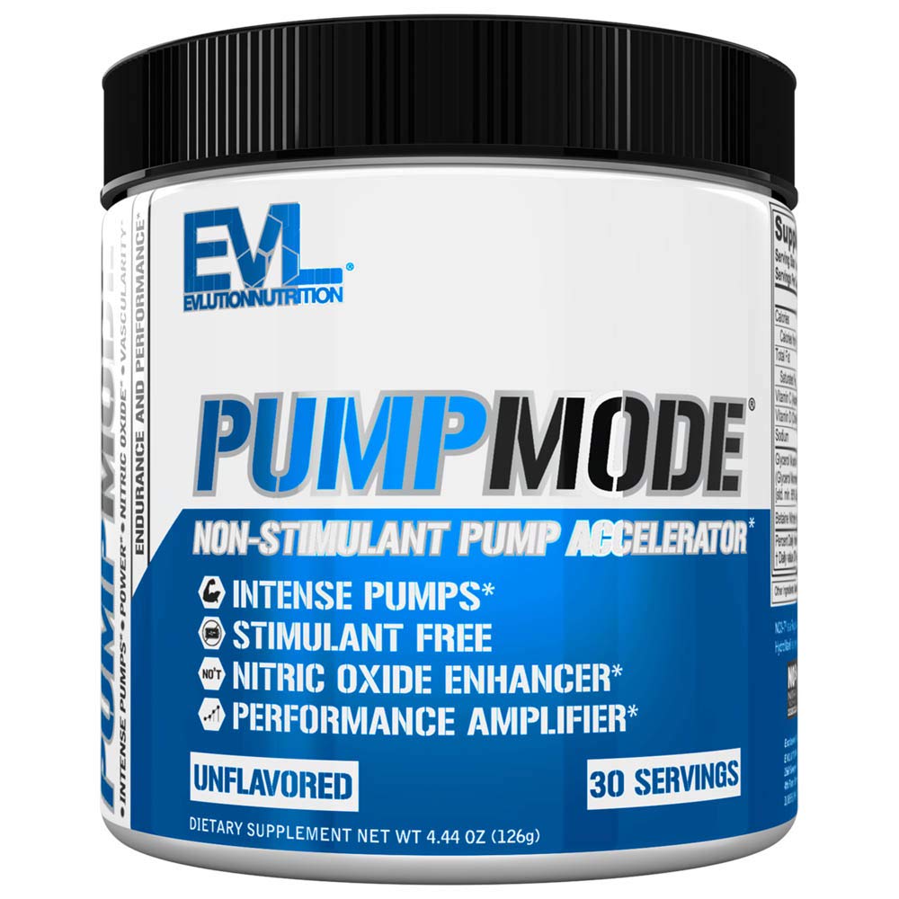 Evlution PumpMode frontal del envase mostrando la marca y beneficio de bombeo