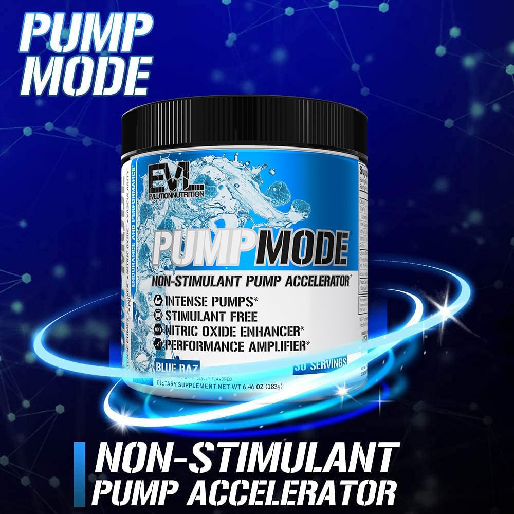 Evlution PumpMode detalle de ingredientes para mayor rendimiento muscular