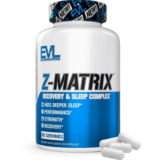 Evlution EVL ZMatrix frontal del envase mostrando marca y beneficios