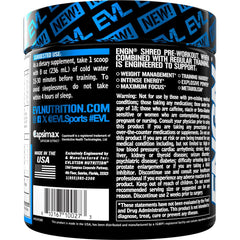 Evlution deportista usando ENGN Shred para mayor enfoque