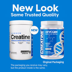 Textura micronizada del polvo Evogen Creatine, fácil disolución y mezcla homogénea