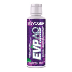 Evogen envase frontal mostrando etiqueta y sabor Juicy Grape, mejora estética
