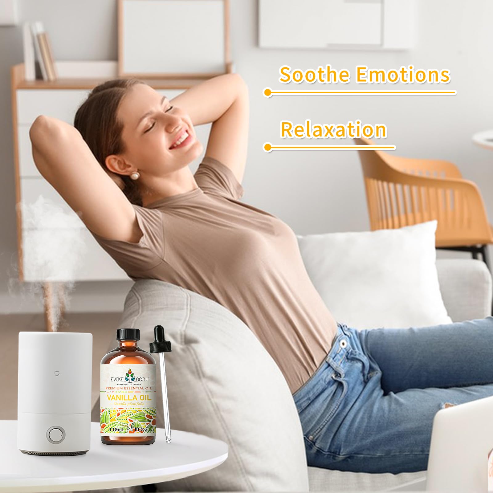 EVOKE OCCU etiqueta legible con ingredientes y beneficios