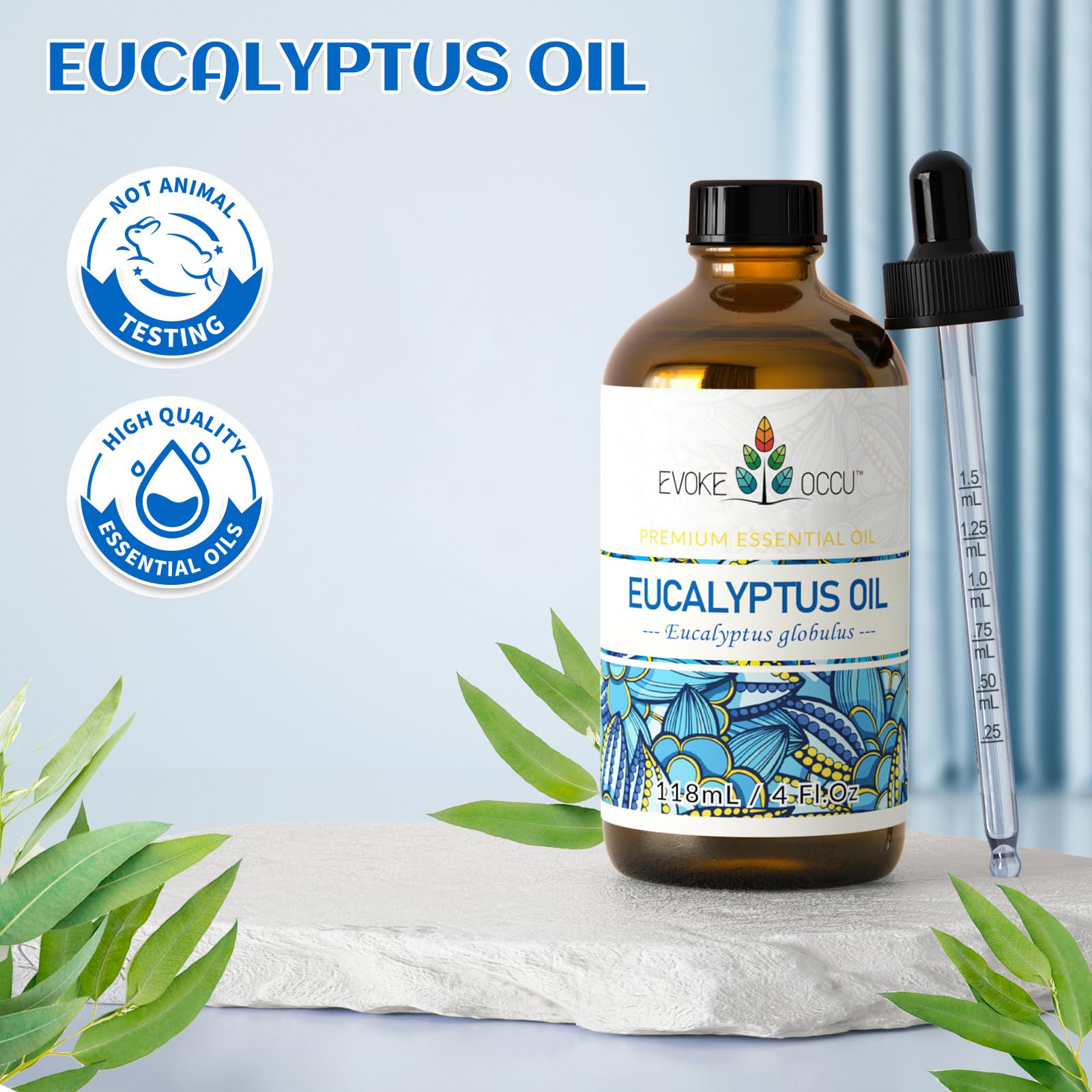 EVOKE OCCU gotas en la pared de la ducha generando vapor aromático spa