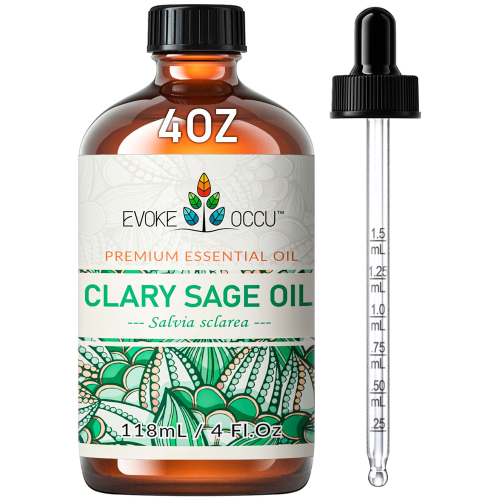 EVOKE OCCU frasco ámbar frontal protegiendo el aceite y manteniendo pureza