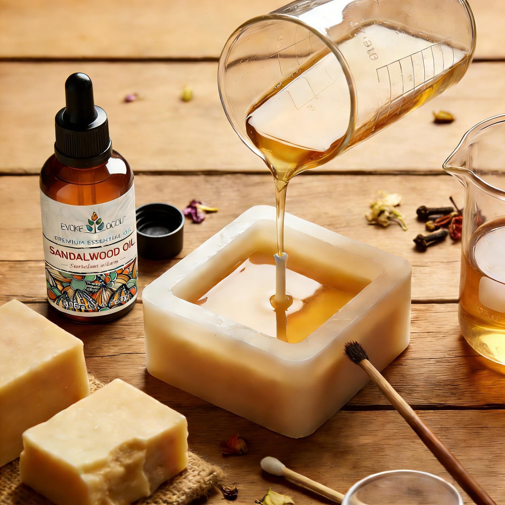 EVOKE OCCU aceite en palma muestra textura pura y fácil absorción