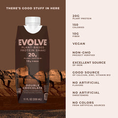 Evolve texturade batido cremoso en primer plano para apetito y saciedad