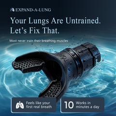 Expand-A-Lung boquilla de silicona suave para uso cómodo y seguro