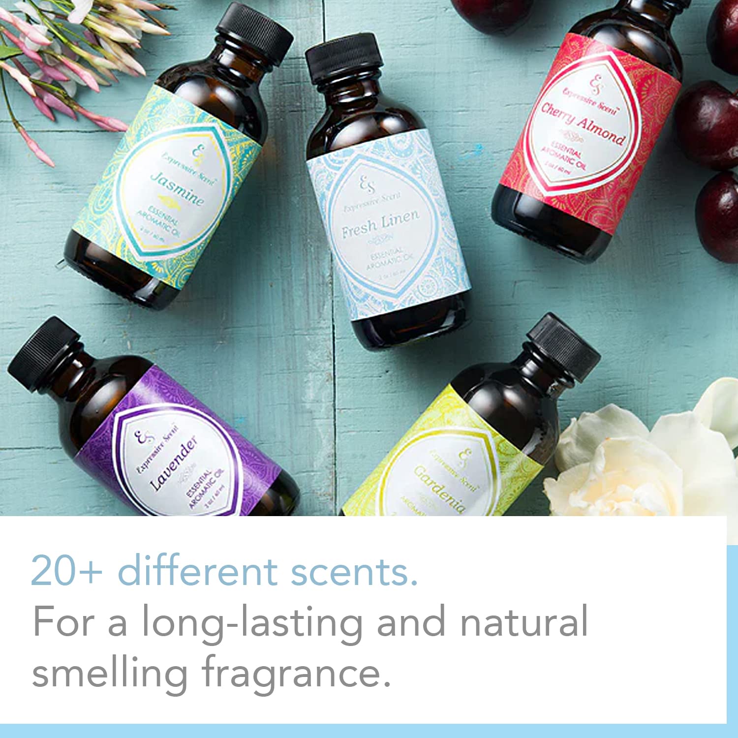 Expressive Scent aceite en difusor liberando aroma constante