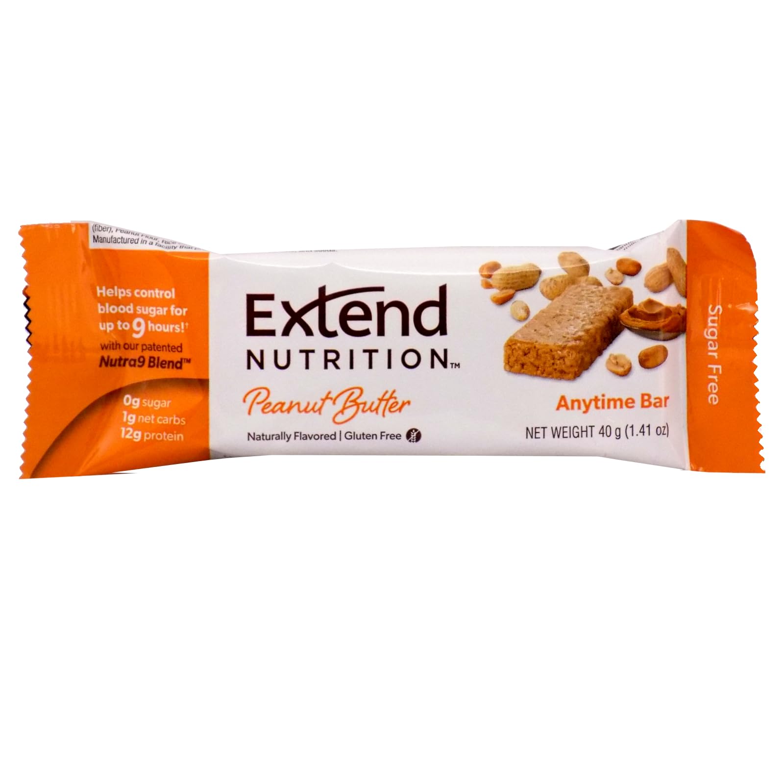 Extend Bar en escena deportiva mostrando uso pre o post ejercicio