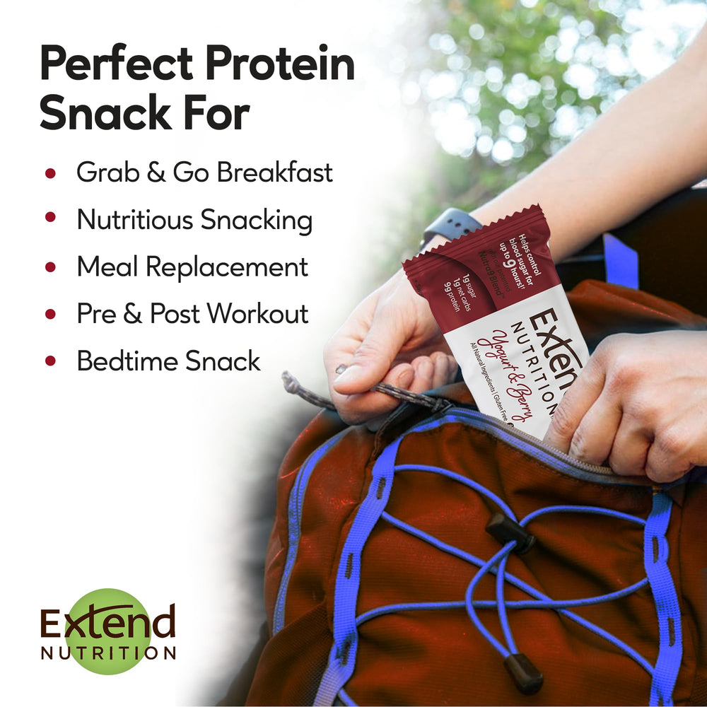 Extend Bar Peanut Butter barra con sabor a cacahuete tostado y energía Extend Bar