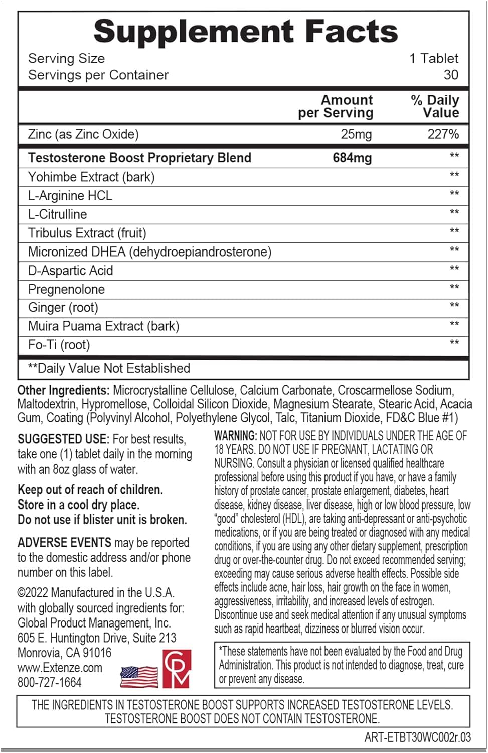 Primer plano cápsula ExtenZe mostrando textura, fácil de tragar y dosificación