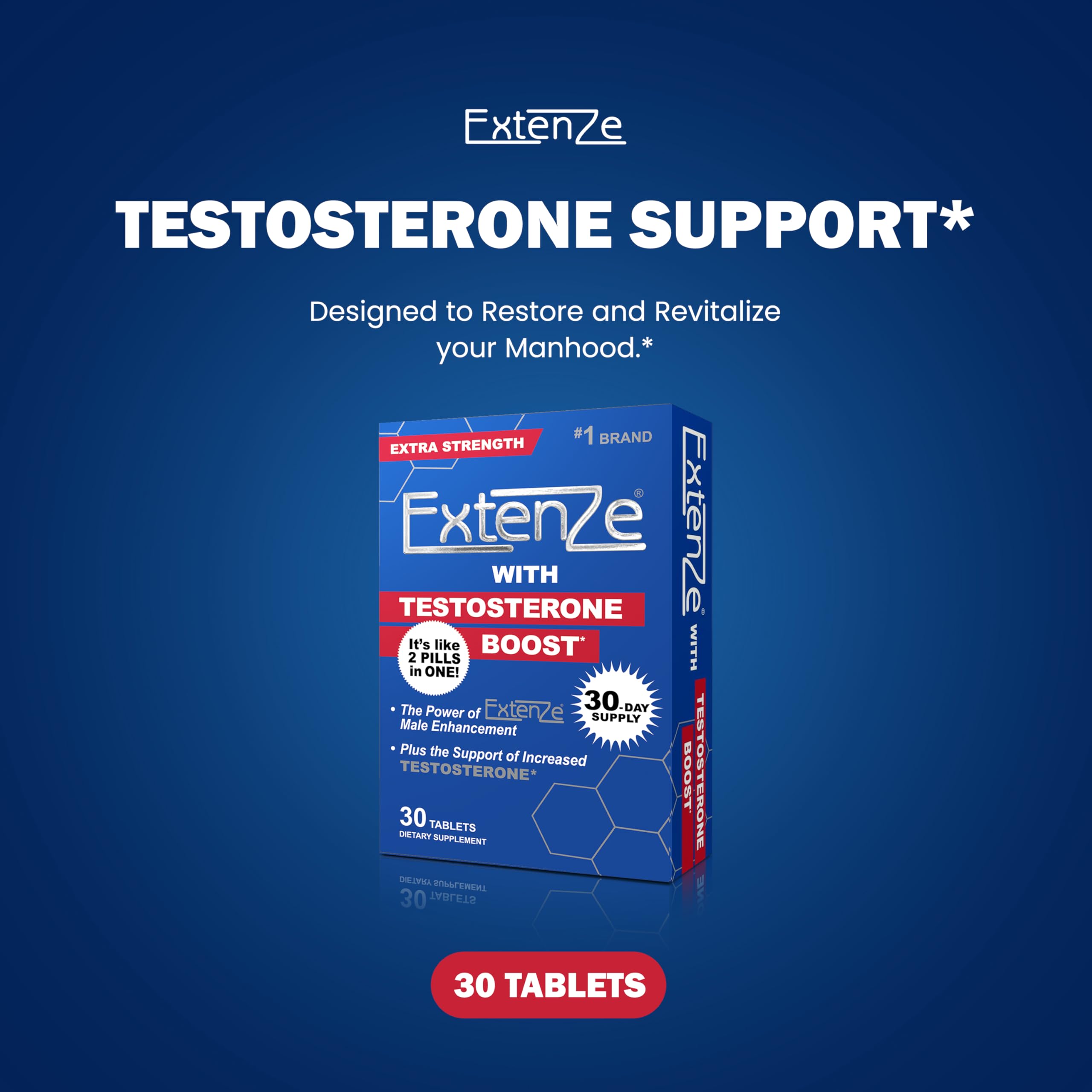 Hombre en gimnasio tomando ExtenZe, mejora rendimiento y recuperación