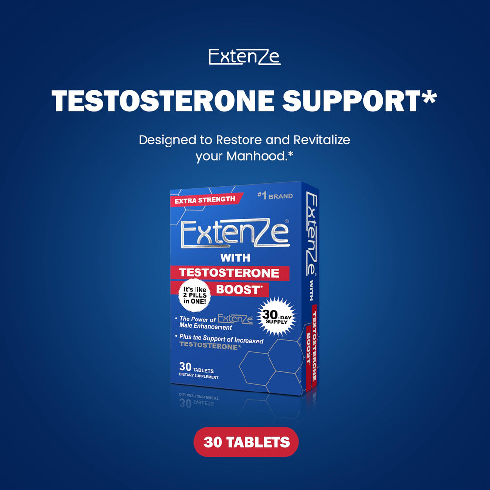 Hombre en gimnasio tomando ExtenZe, mejora rendimiento y recuperación