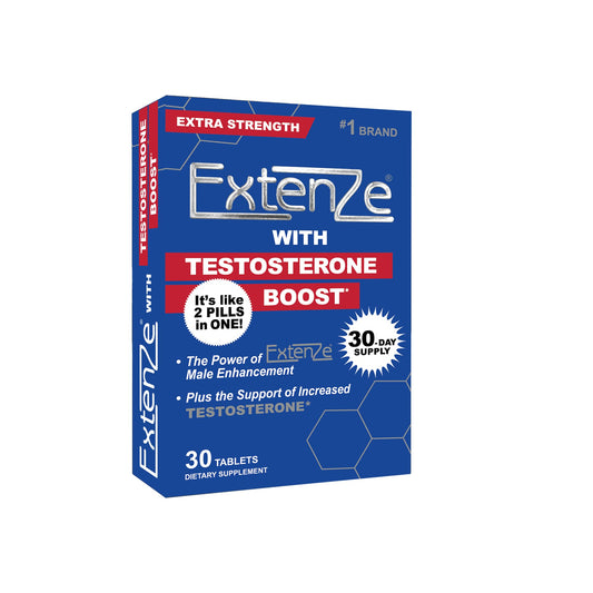 Detalle de etiqueta ExtenZe con ingredientes y certificaciones visibles, seguridad