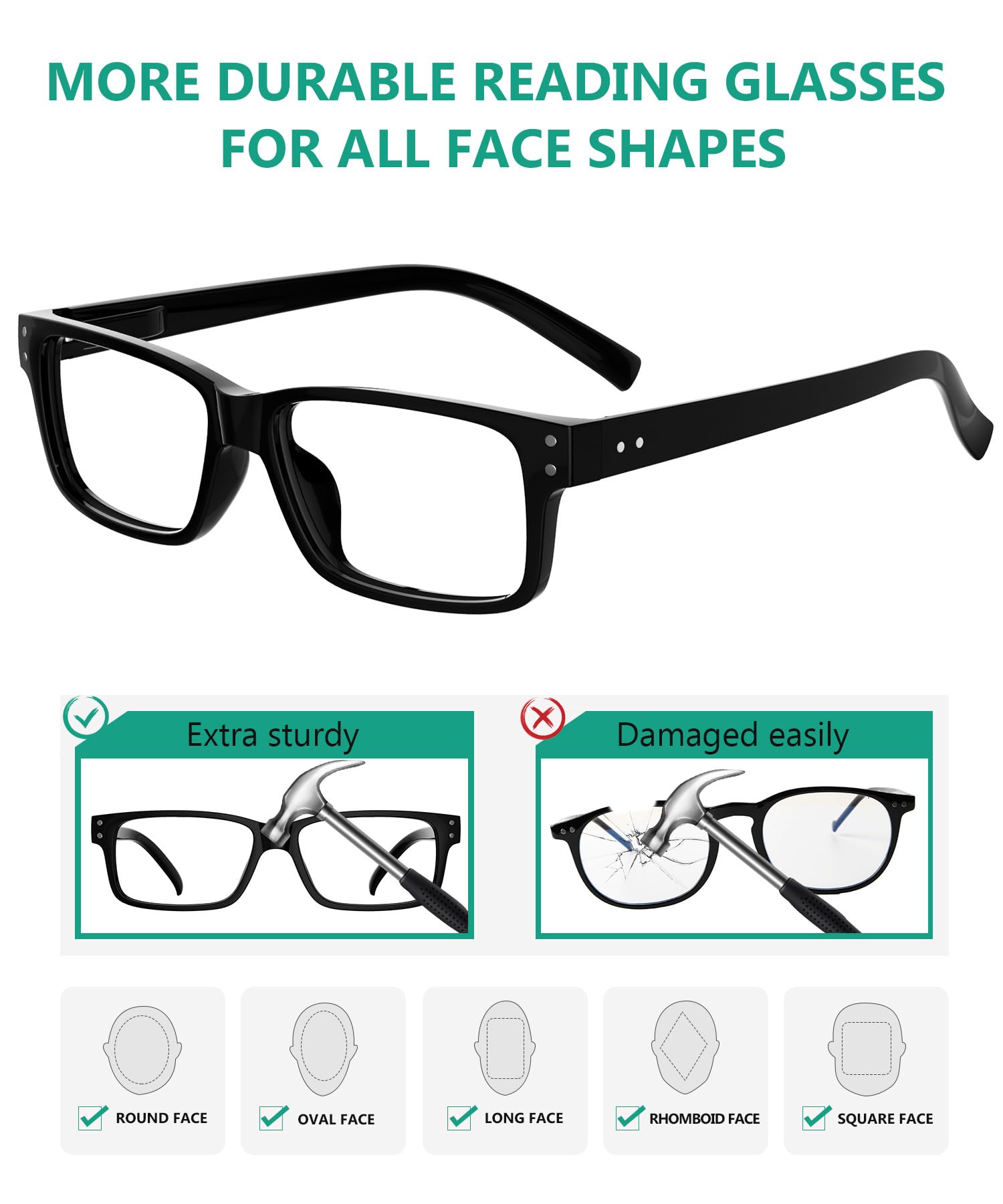 Eyekepper bisagra de resorte flexible que ofrece ajuste y comodidad