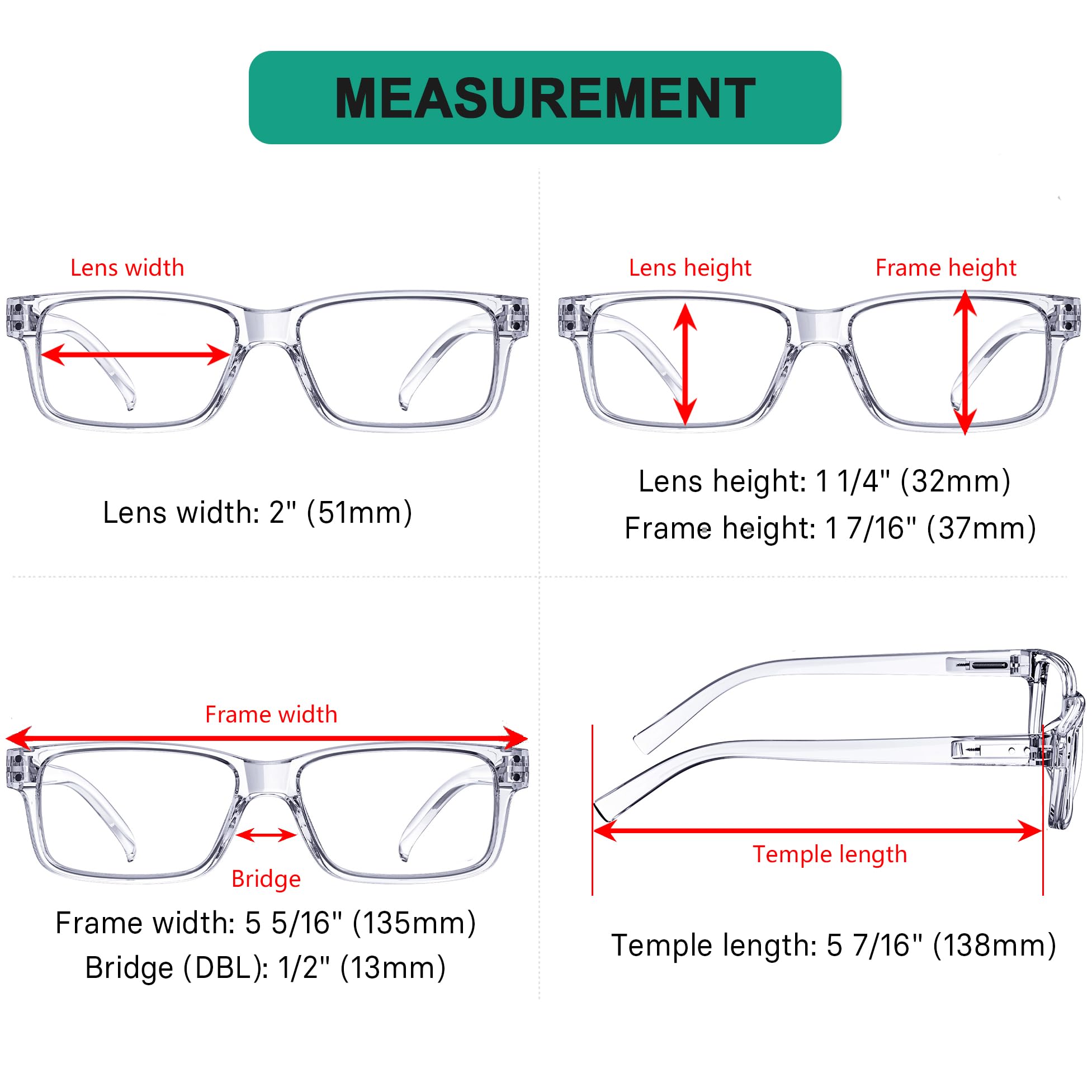 Eyekepper gafas en mano para comparar tamaño y beneficio práctico