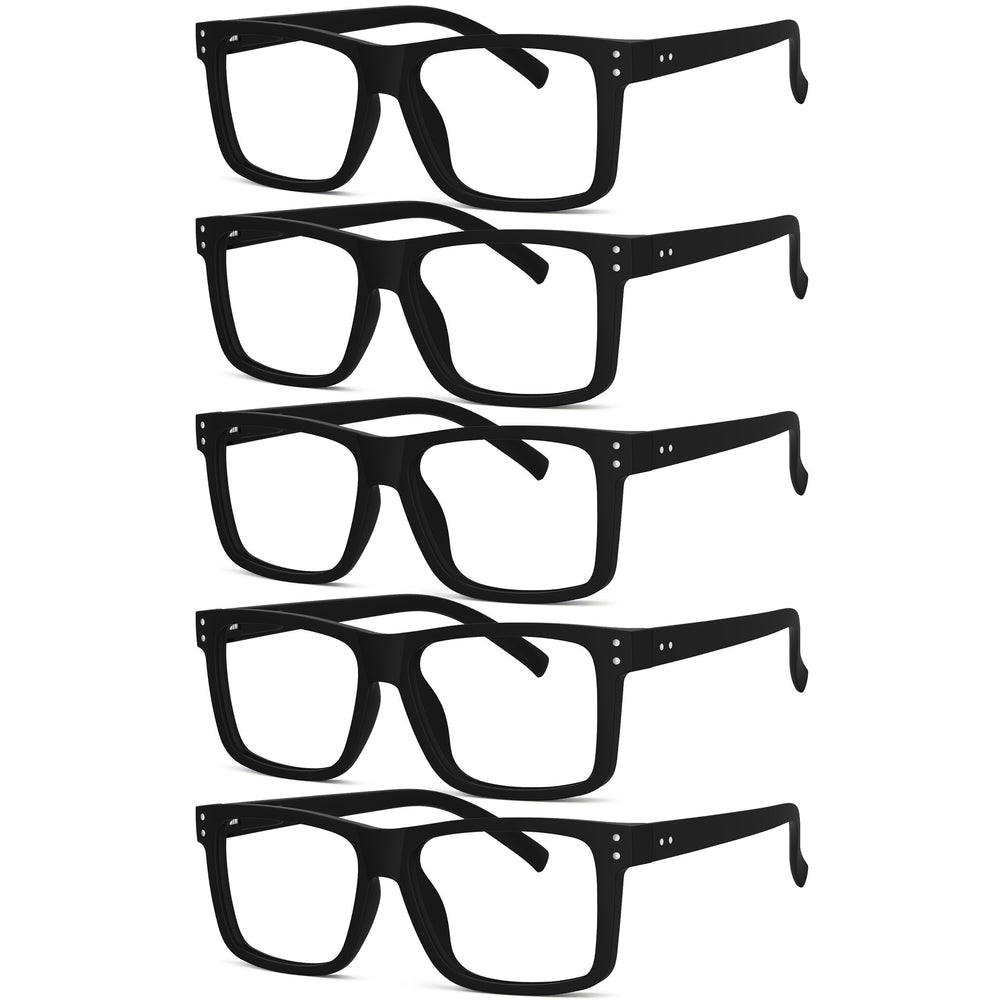 Eyekepper vista frontal del paquete de cinco gafas, práctico ahorro