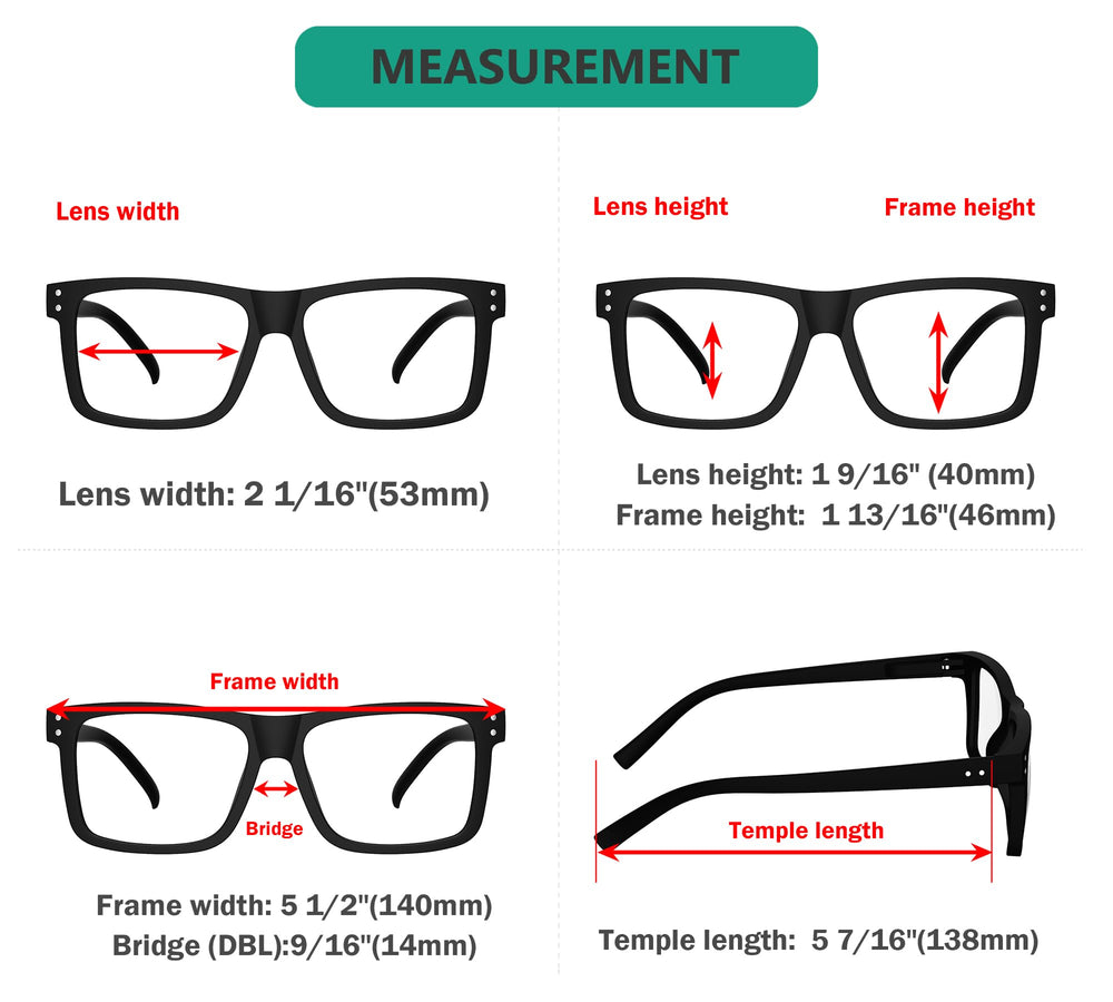 Gafas Eyekepper en mano mostrando escala y ligereza para uso diario