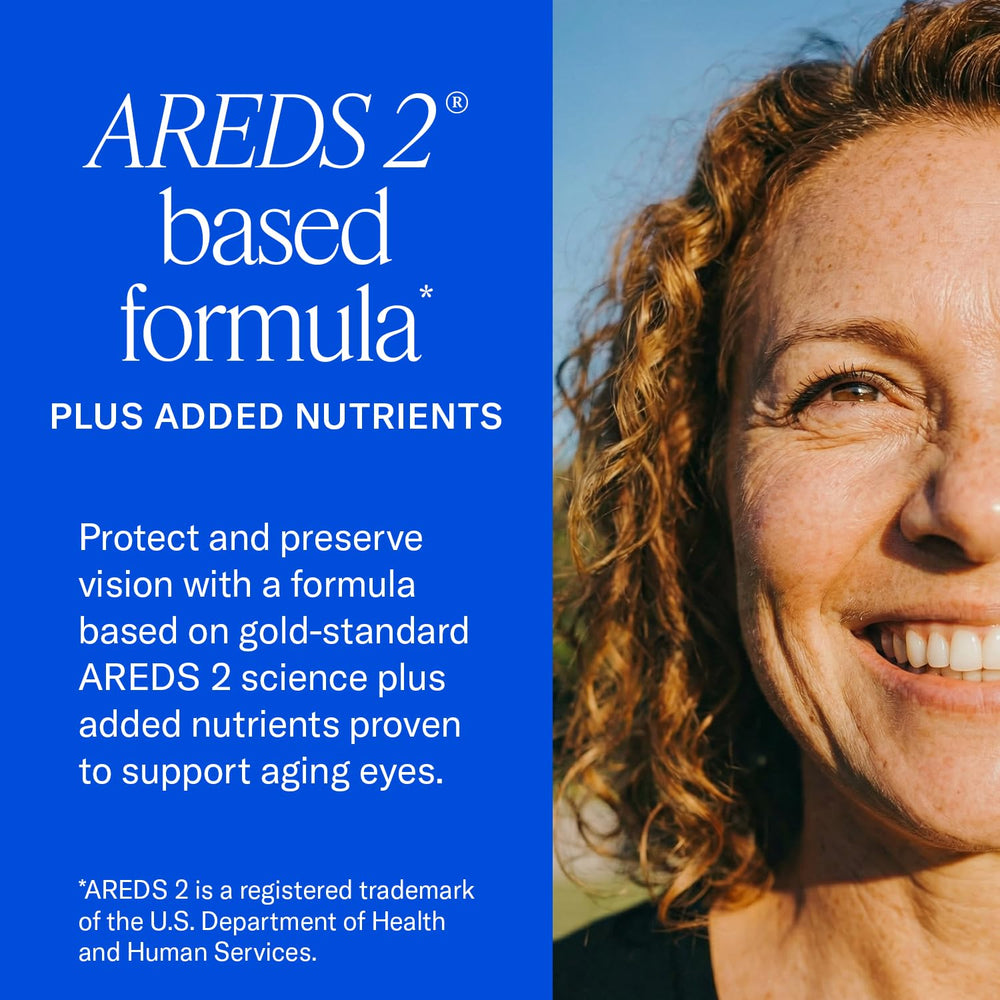 EyePromise botella abierta con cápsulas visibles para comprobación rápida