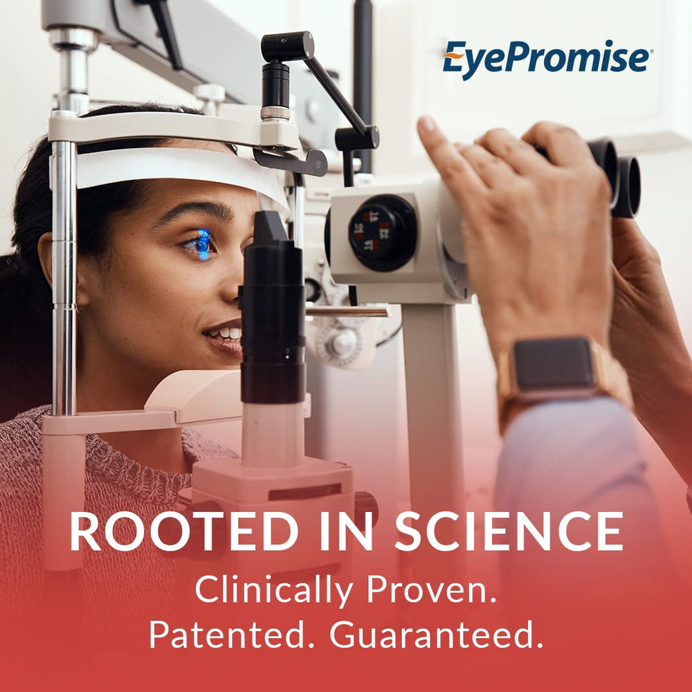 Softgel EyePromise DVS en primer plano destacando fácil ingestión y absorción