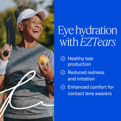 Mano tomando cápsula EyePromise con comida, mejor absorción y comodidad