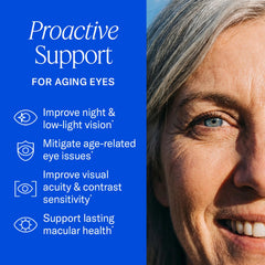 EyePromise primer plano del softgel resaltando absorción eficiente