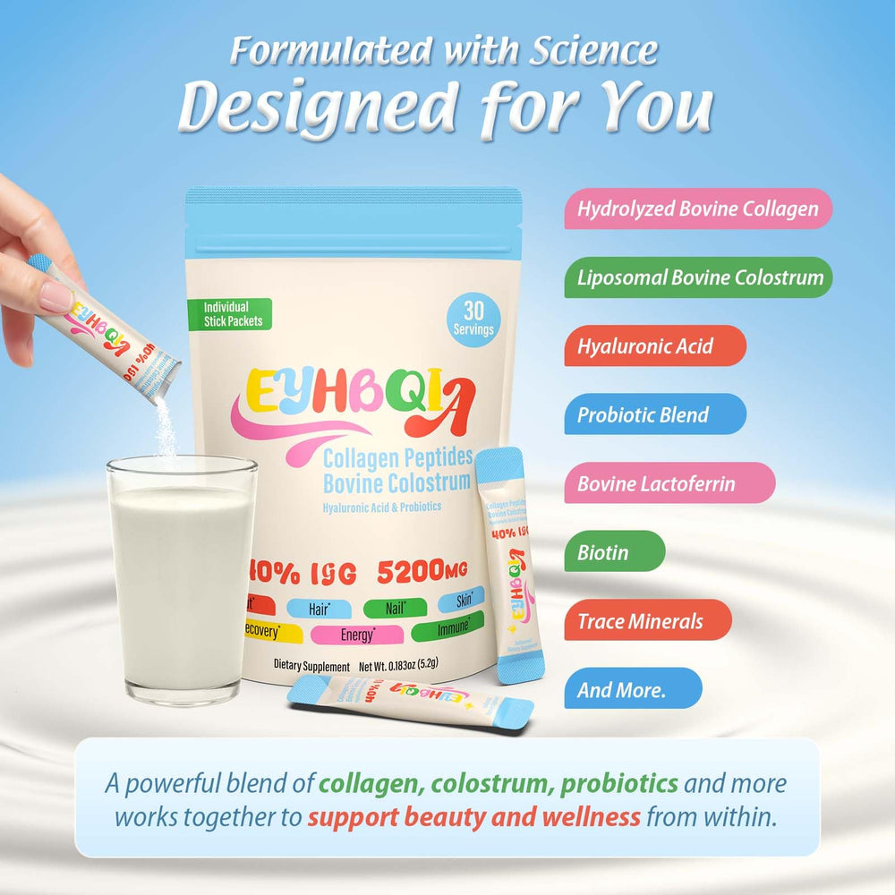 EYHBQIA Colágeno y Colostro cuidado de piel más suave