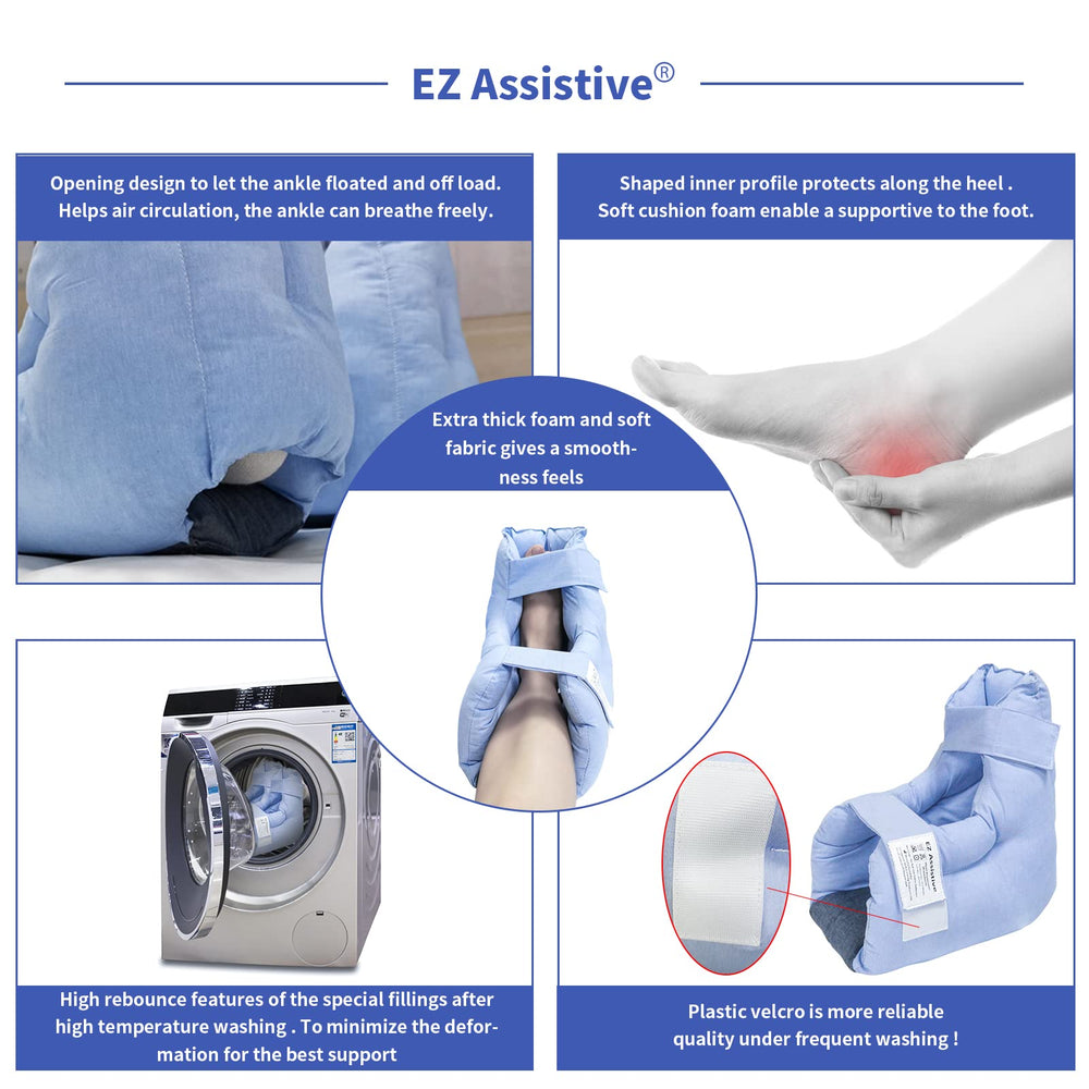 EZ Assistive protector colocado en cama mostrando confort en reposo
