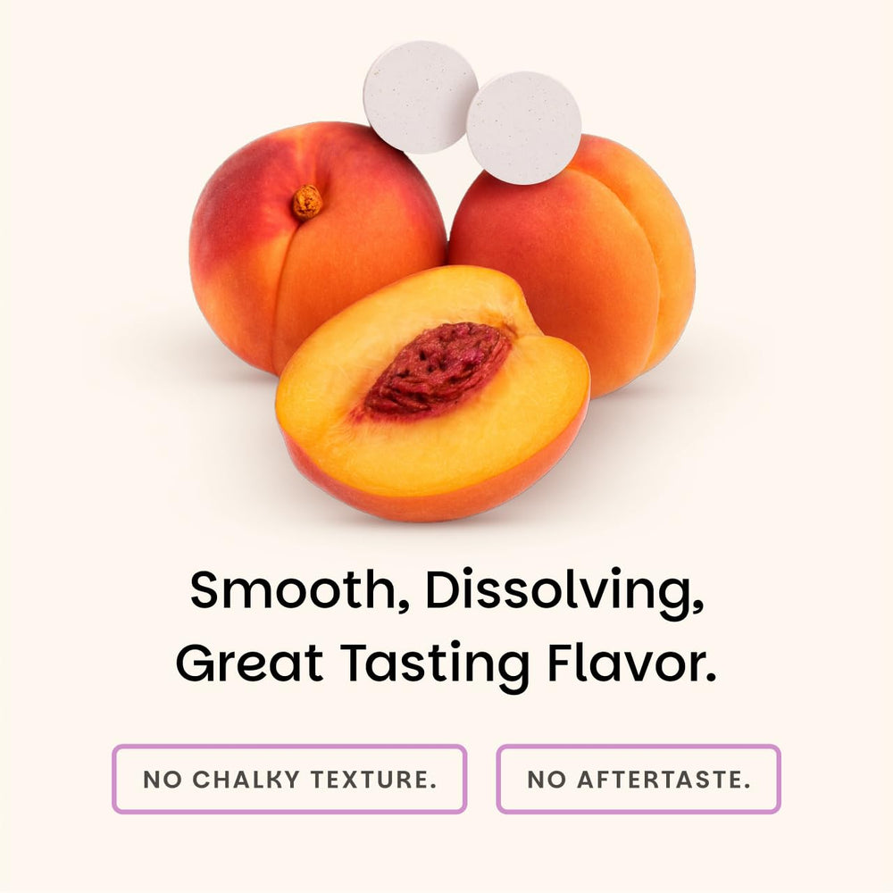 EZ Melts primer plano de ingredientes activos B vitamínicos