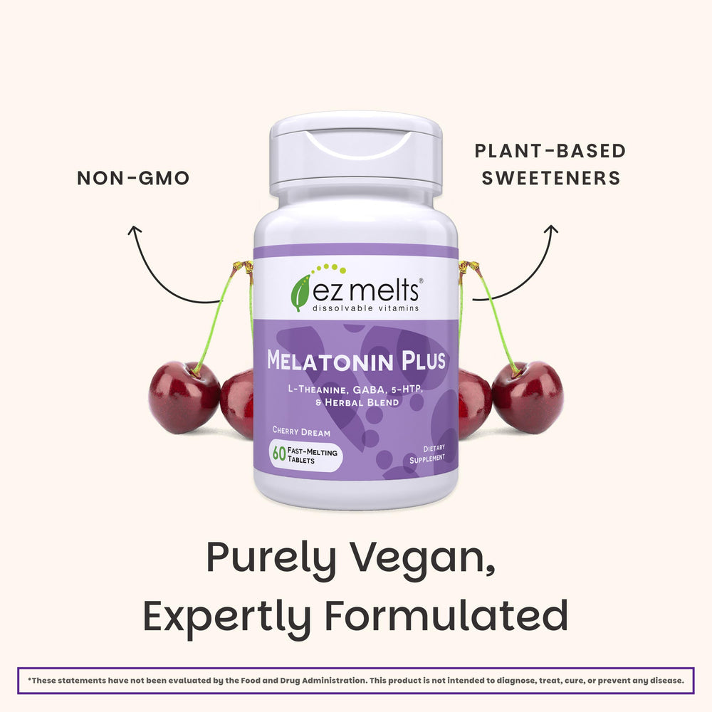 etiqueta EZ Melts con lista de ingredientes para verificar características veganas