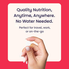 Iconos de ingredientes EZ Melts destacando sin gluten y sin GMO