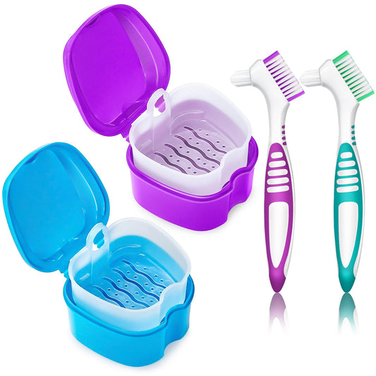 EZEELAI pack frontal muestra morado y azul, portátil y ordenado