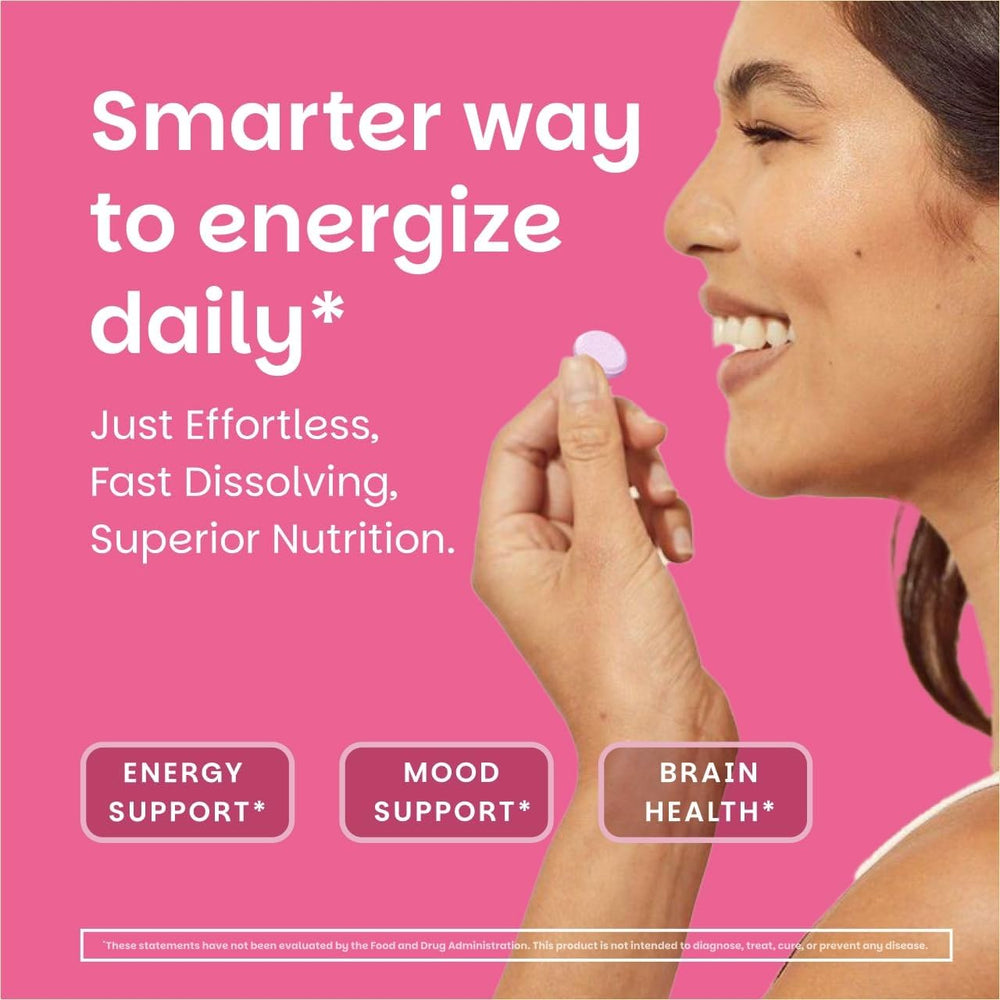 EZ Melts tableta disolviéndose bajo lengua, beneficio absorción sublingual