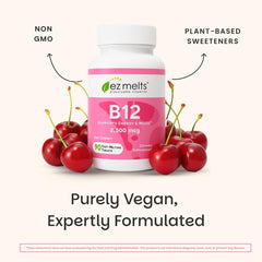 Persona usando EZ Melts sublingual, beneficio sin agua ni masticar