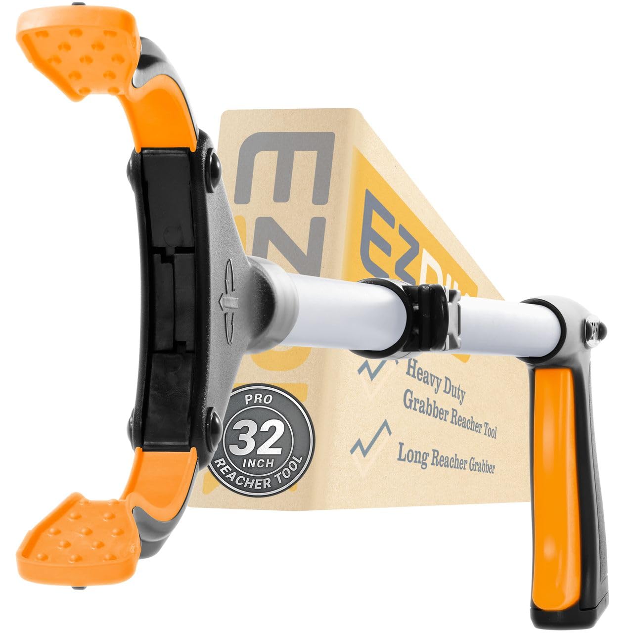 EZPIK Pro vista frontal del alcance plegable con empaque, práctica portabilidad