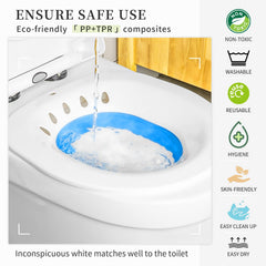 Fabulas sitz flusher accesorio para enjuague sin salpicaduras