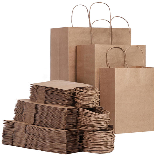 FACEBAG frente del paquete de bolsas kraft, aspecto profesional y ecológico