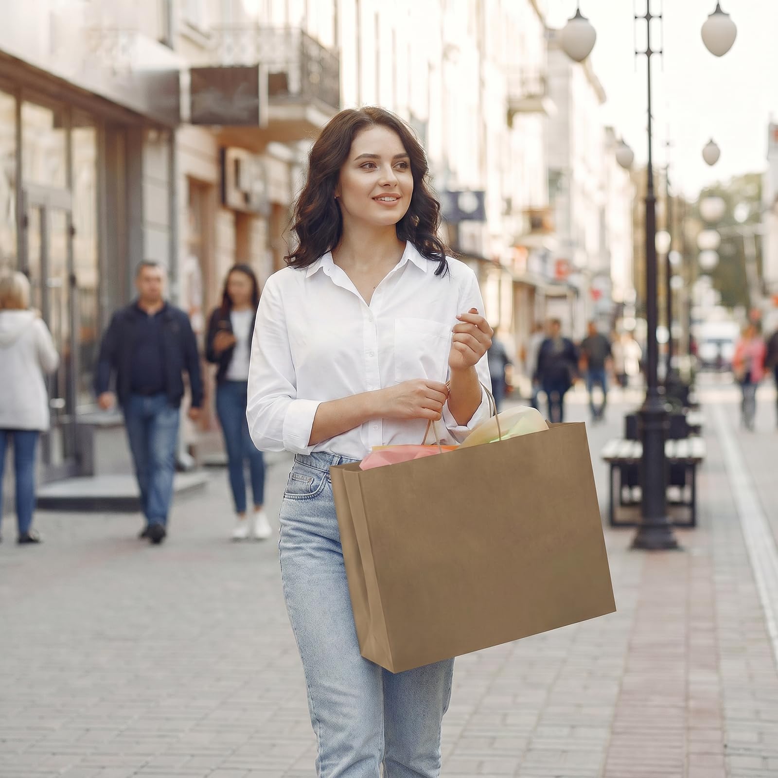 FACEBAG bolsa en mostrador boutique, mejora presentación de productos