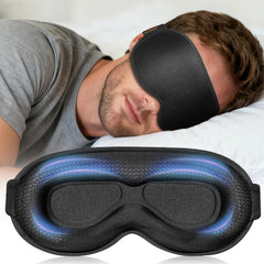 FACEMOON antifaz frontal mostrando diseño y bloquea la luz