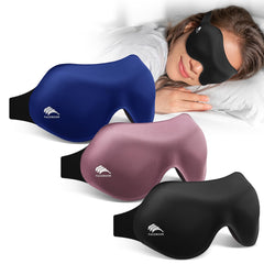 Facemoon frontal del empaque mostrando las tres máscaras y comodidad inmediata