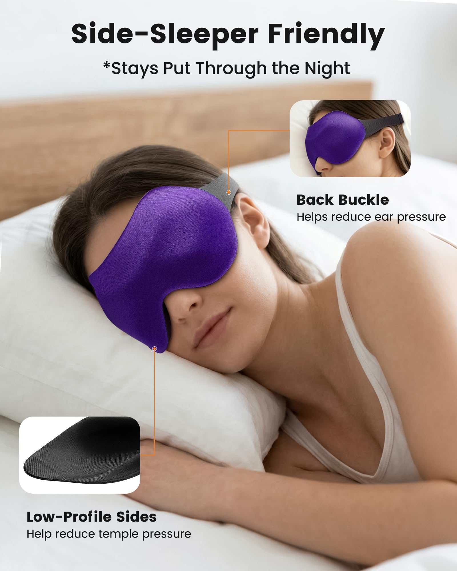 Facemoon puente nasal curvado que sella la entrada de luz