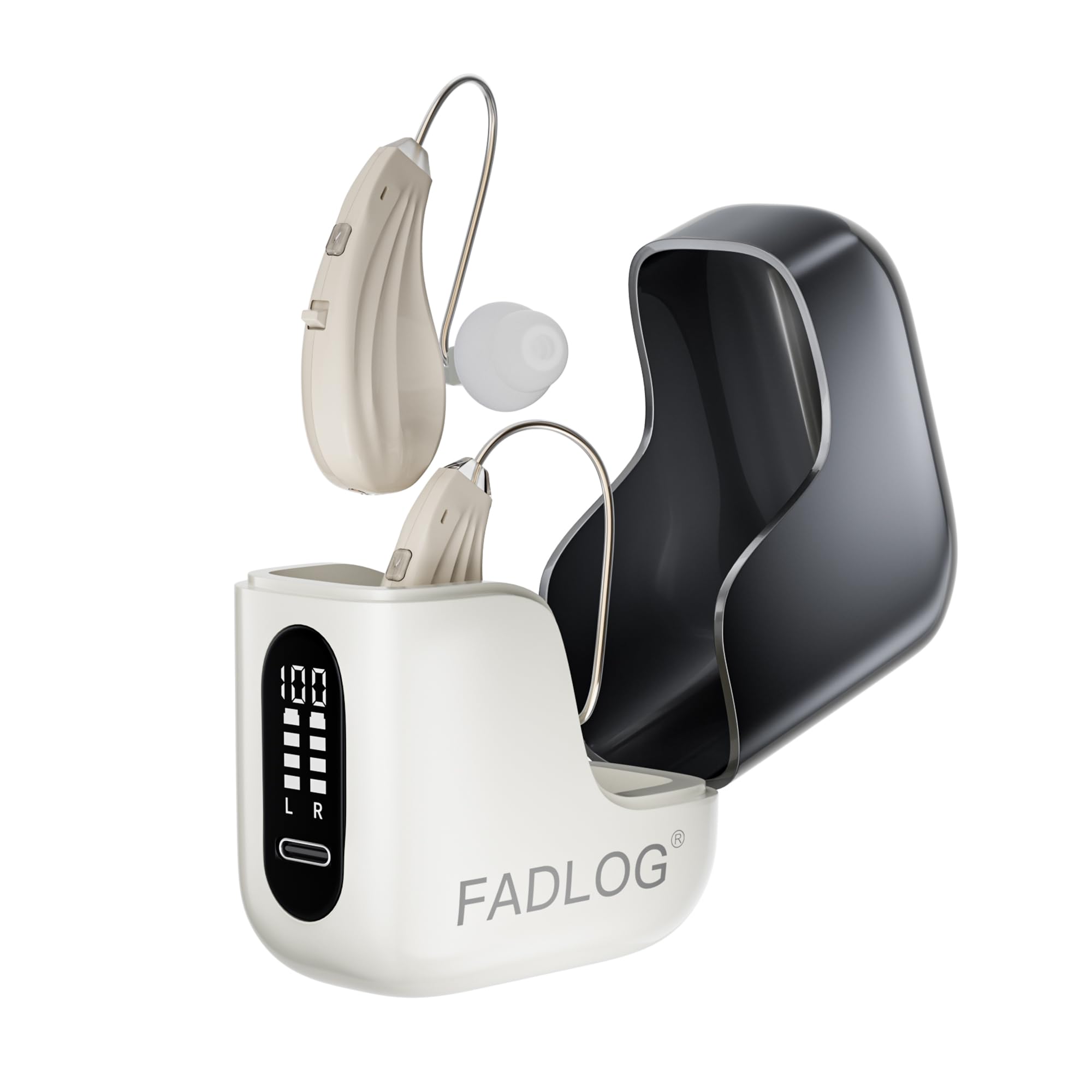 FADLOG frontal del empaque mostrando diseño y compactibilidad