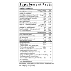 Fairhaven Health etiqueta nutricional de FertilAid con información sobre folato