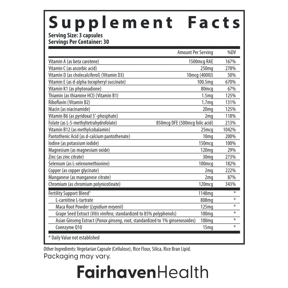 Fairhaven Health mano sosteniendo el frasco para apreciar tamaño portátil