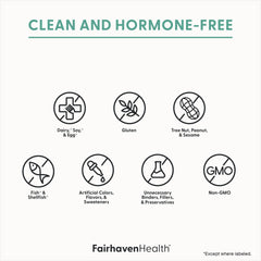 Fairhaven Health comparación de tamaño con una moneda para visualizar escala y portabilidad