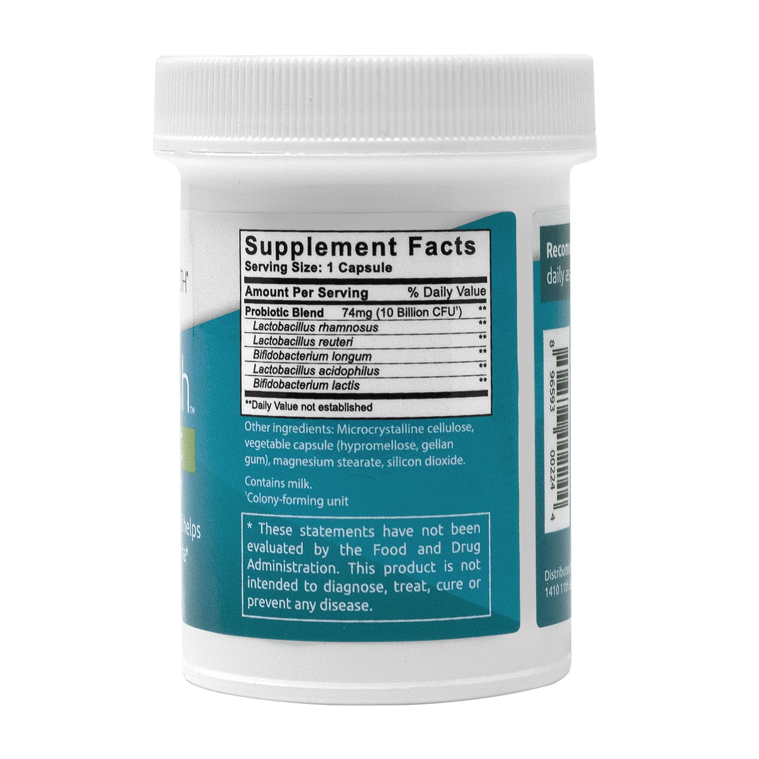 Fairhaven Health detalle de una cápsula que destaca ingredientes y formulación dirigida